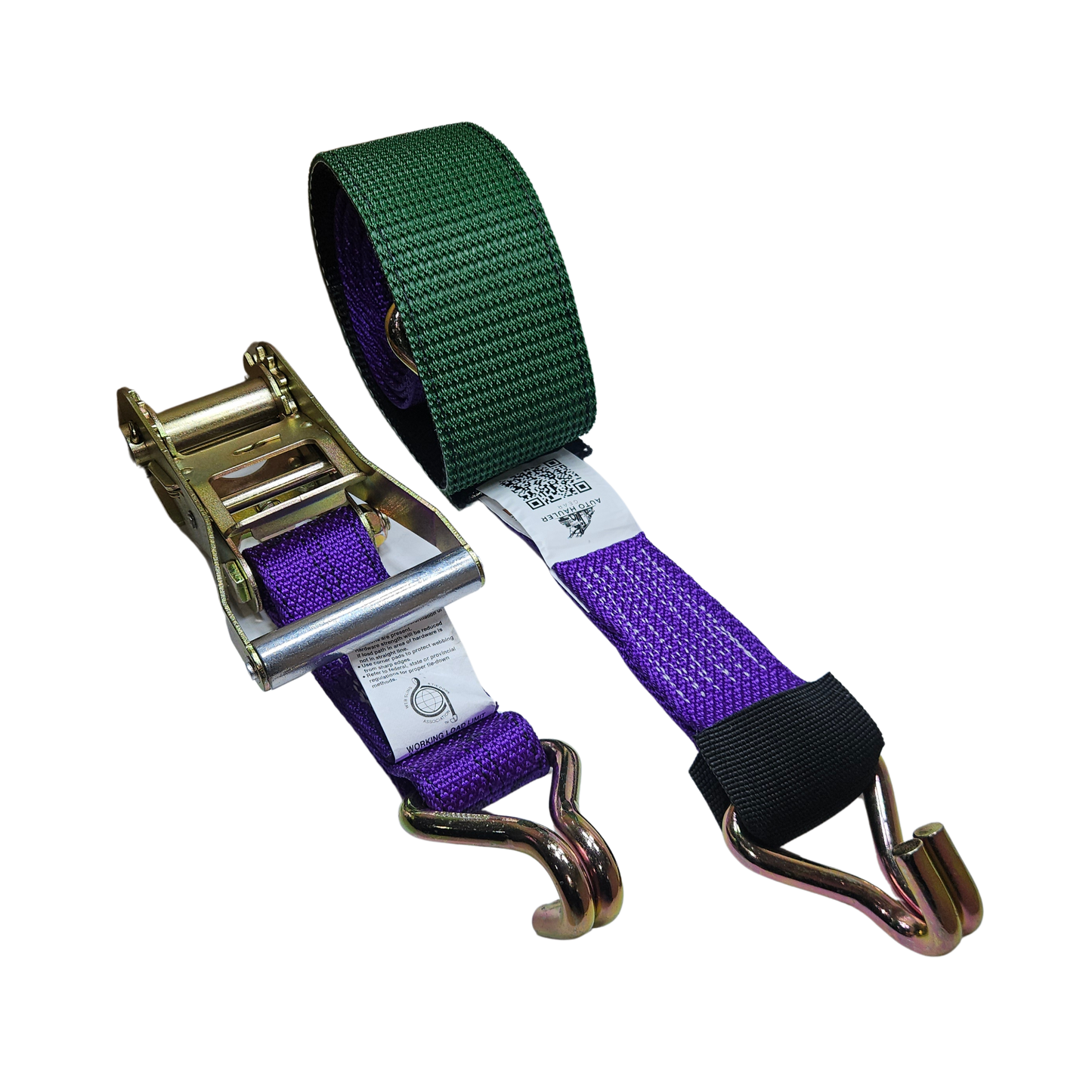 Diamond Weave - Double Wire J - Aluminum Ratchet Wheel Strap 12ft