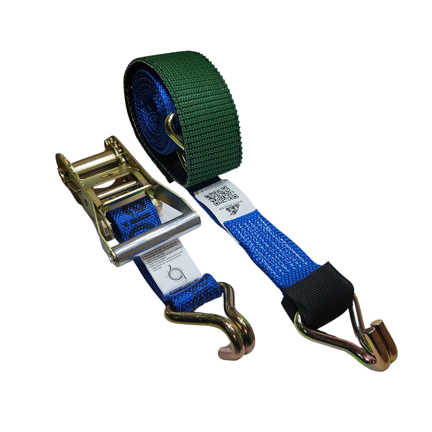 Diamond Weave - Double Wire J - Aluminum Ratchet Wheel Strap 12ft