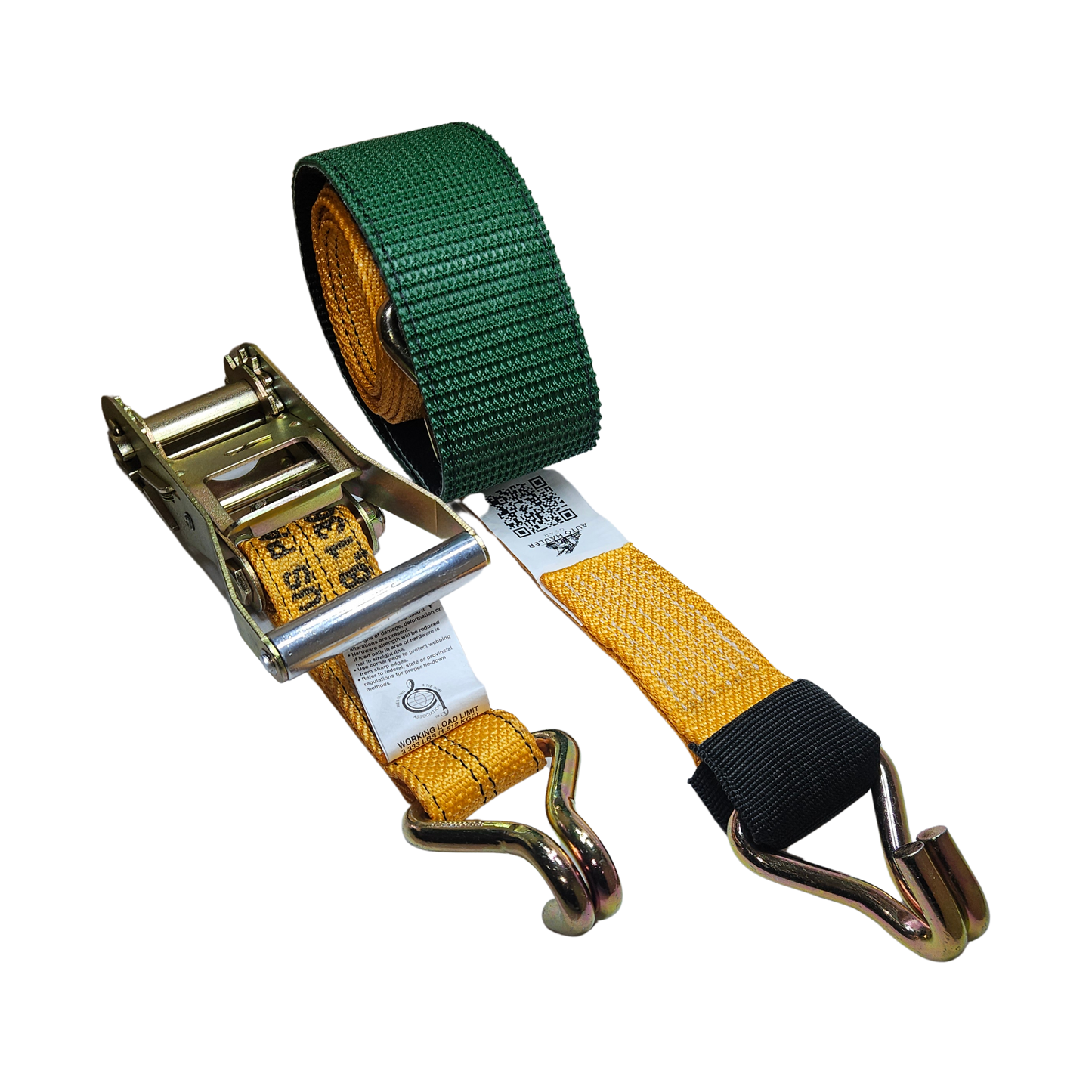 Diamond Weave - Double Wire J - Aluminum Ratchet Wheel Strap 12ft