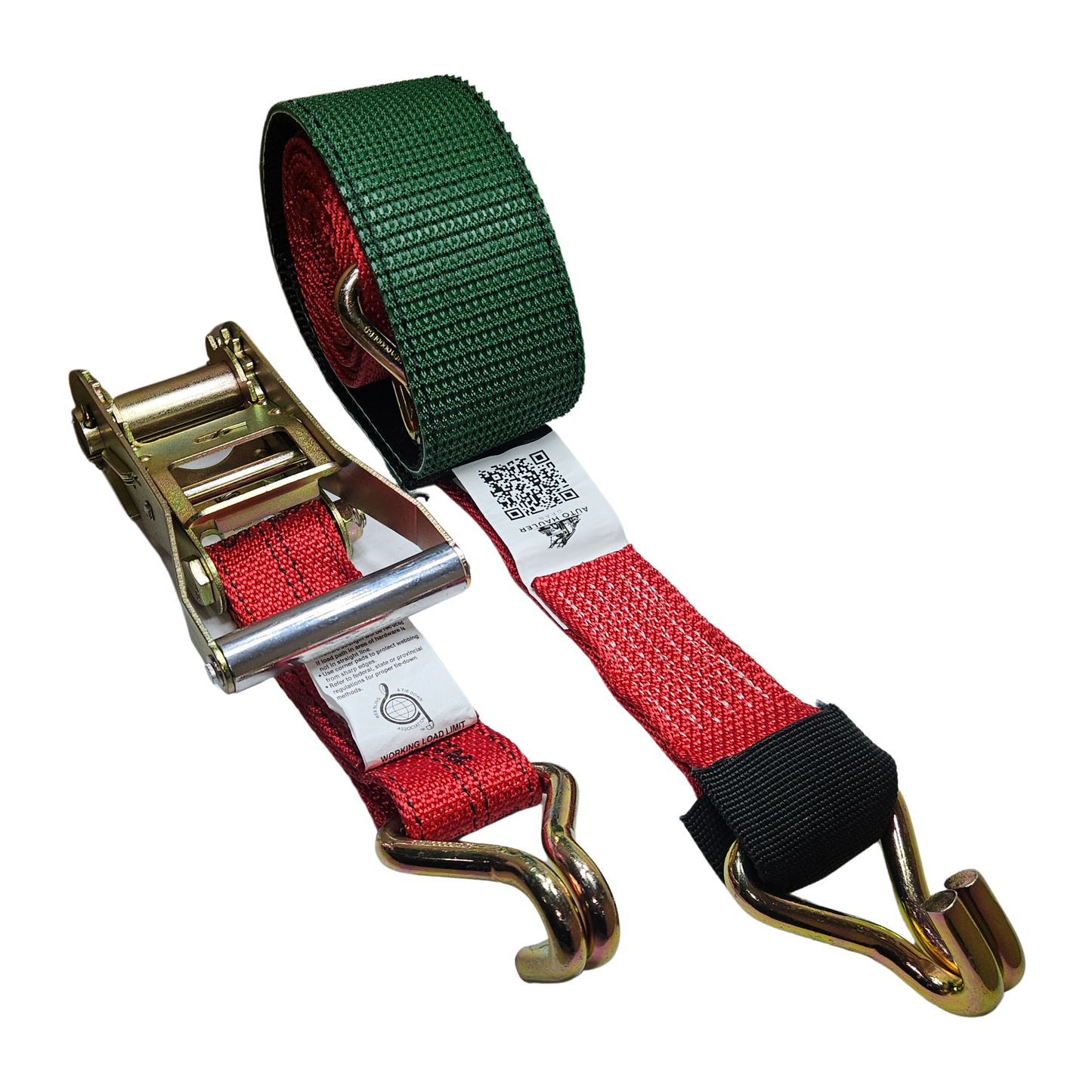 Diamond Weave - Double Wire J - Aluminum Ratchet Wheel Strap 12ft