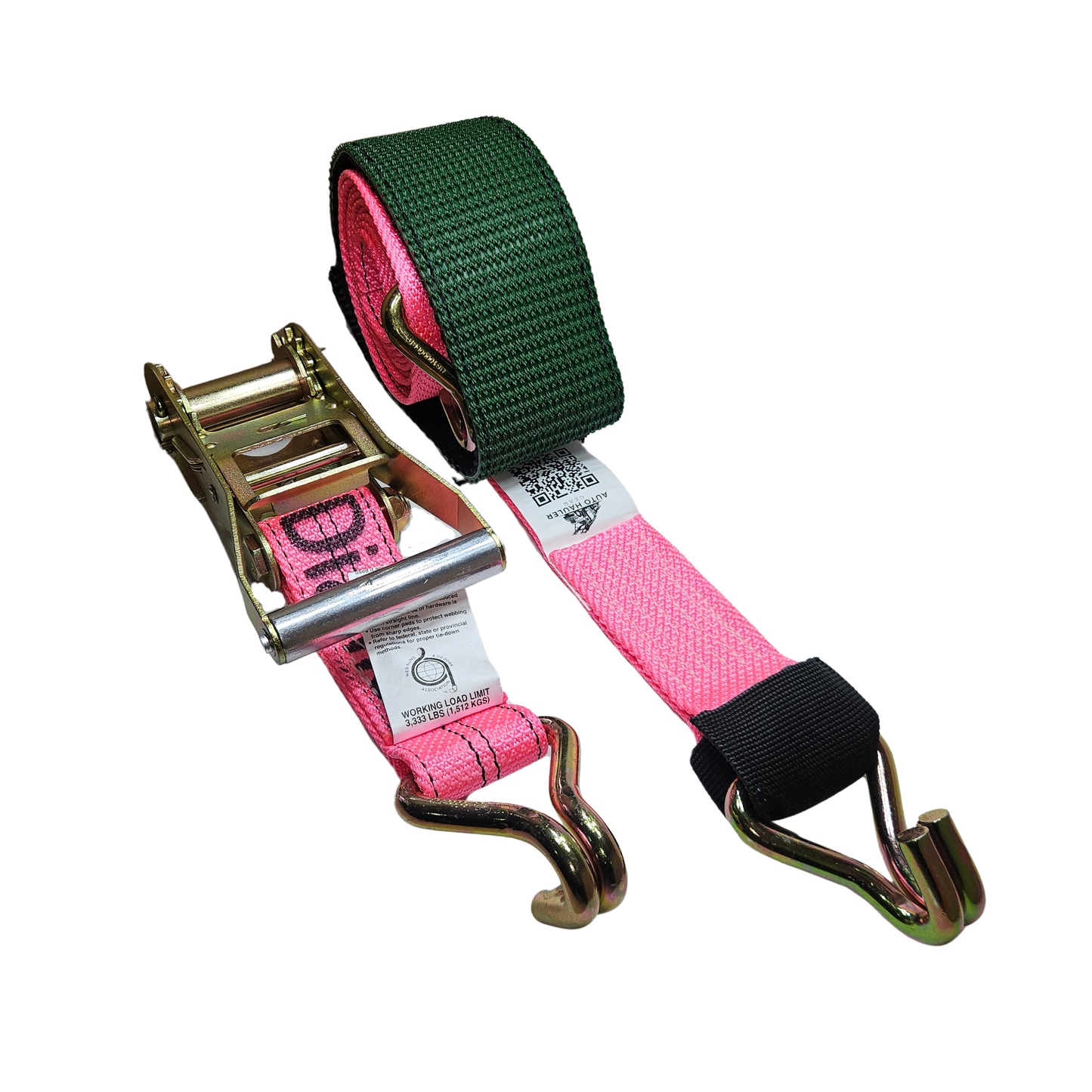 Diamond Weave - Double Wire J - Aluminum Ratchet Wheel Strap 12ft