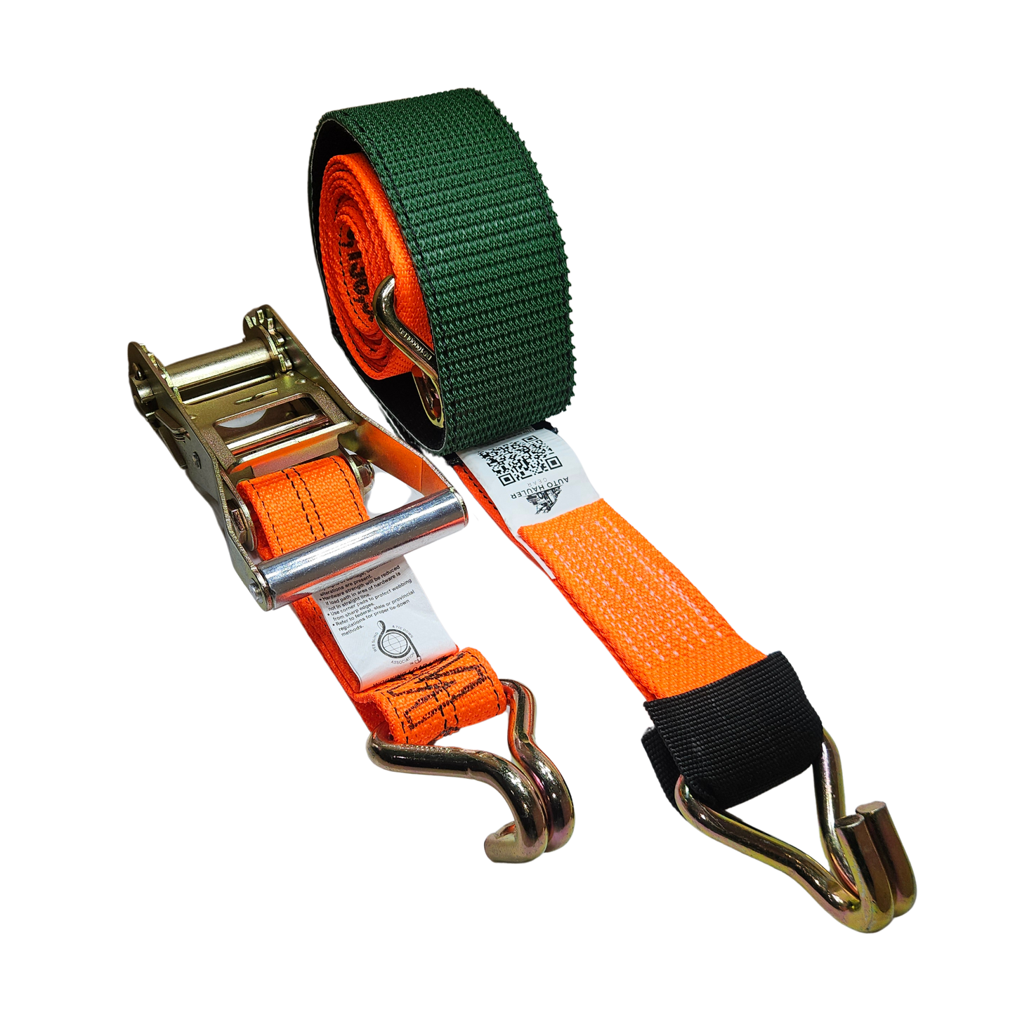 Diamond Weave - Double Wire J - Aluminum Ratchet Wheel Strap 12ft