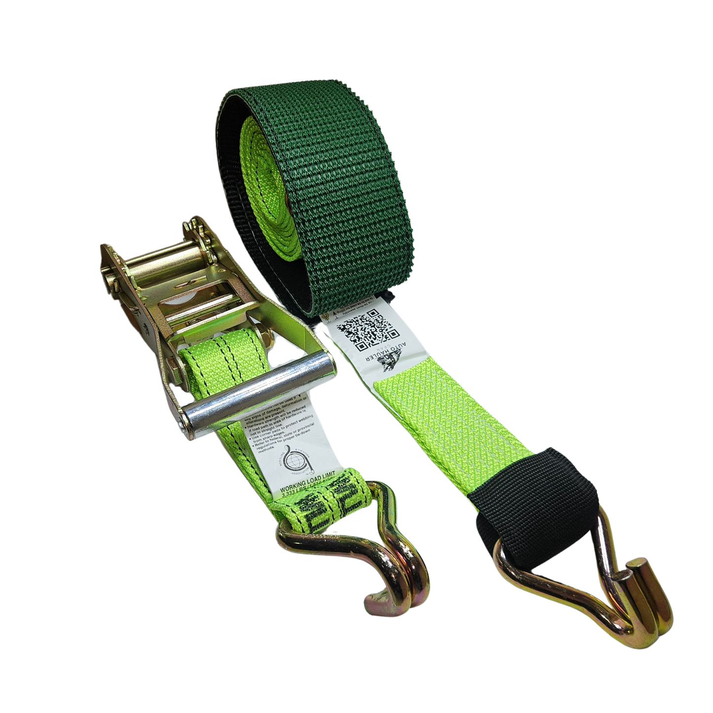 Diamond Weave - Double Wire J - Aluminum Ratchet Wheel Strap 12ft