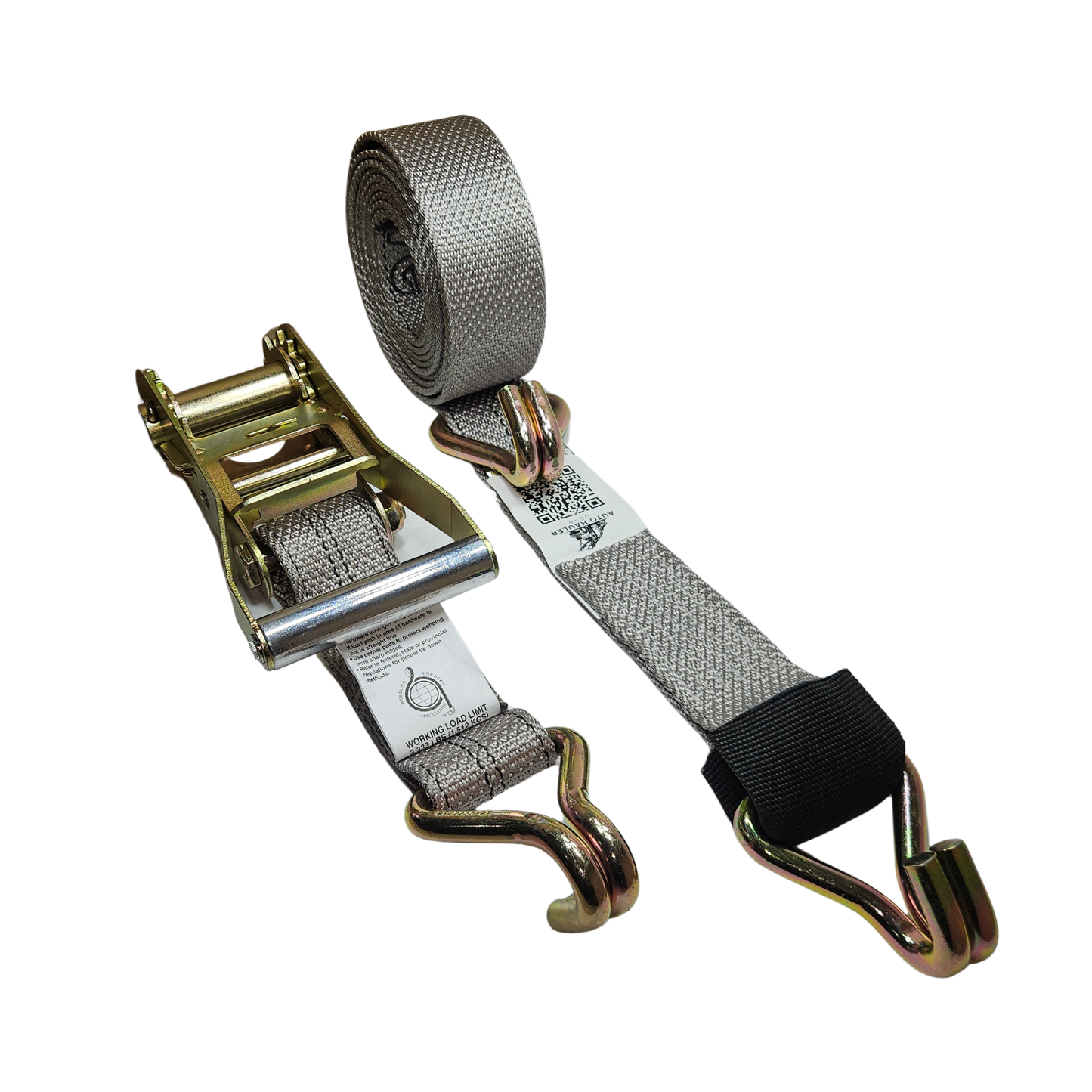 Diamond Weave - Double Wire J - Aluminum Ratchet Wheel Strap 12ft