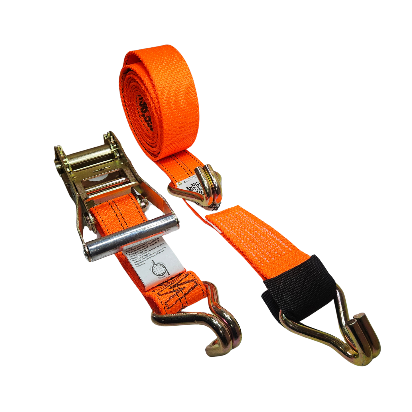 Diamond Weave - Double Wire J - Aluminum Ratchet Wheel Strap 12ft