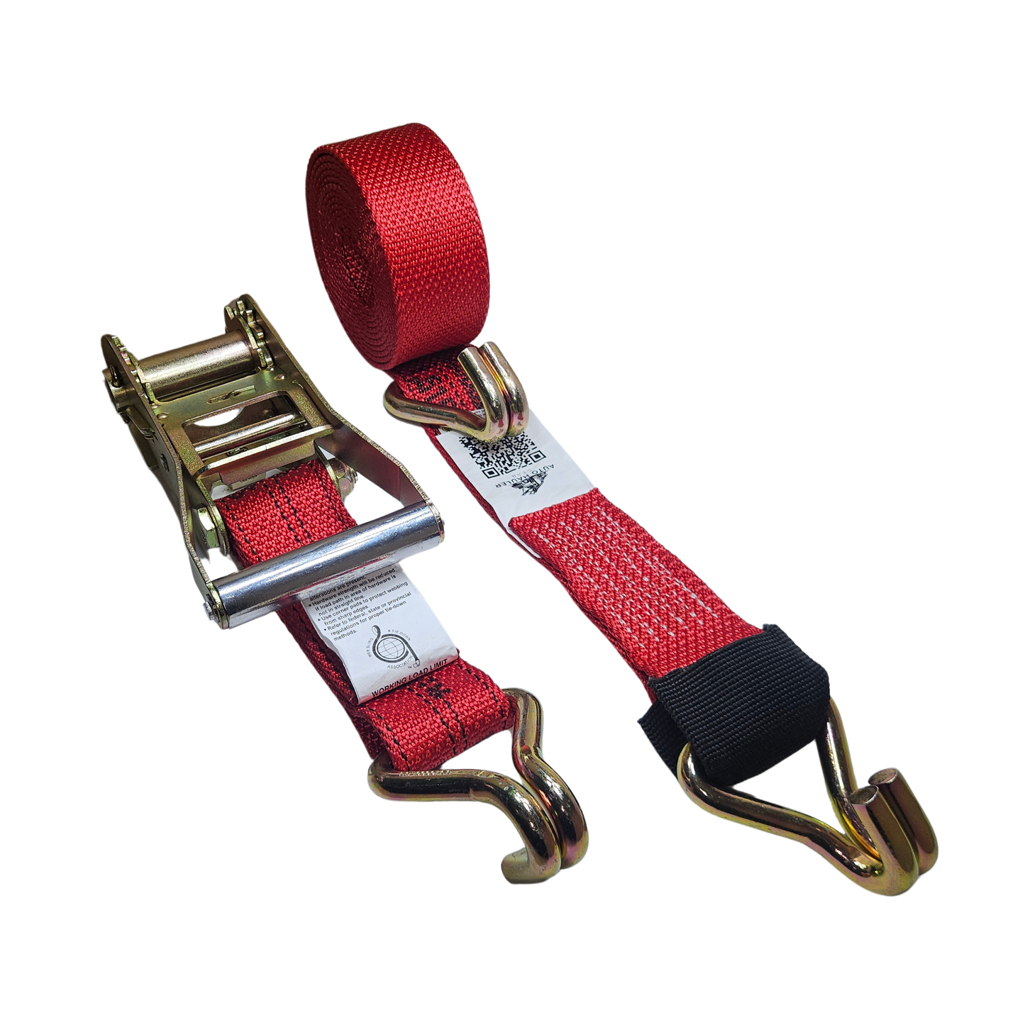 Diamond Weave - Double Wire J - Aluminum Ratchet Wheel Strap 12ft