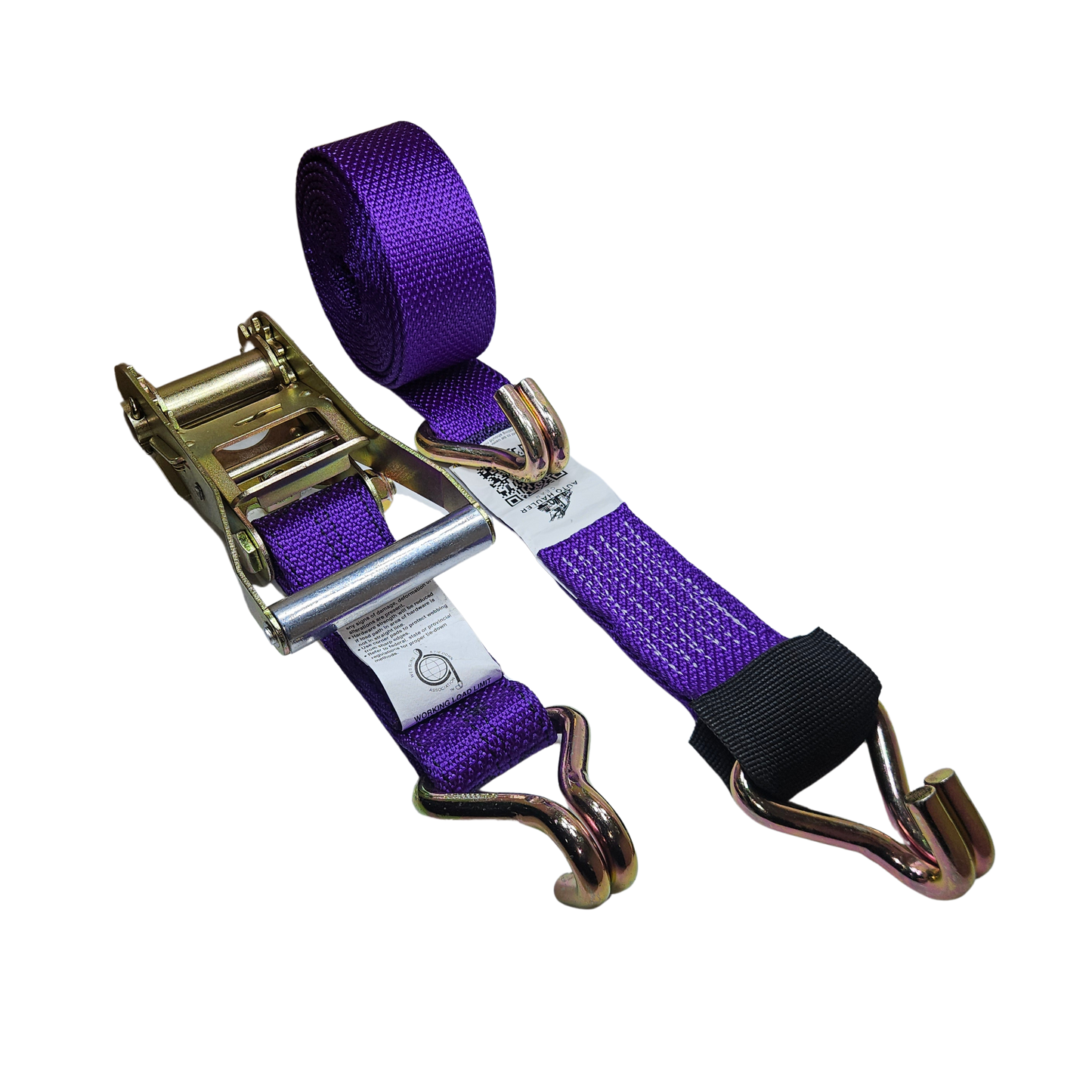 Diamond Weave - Double Wire J - Aluminum Ratchet Wheel Strap 12ft