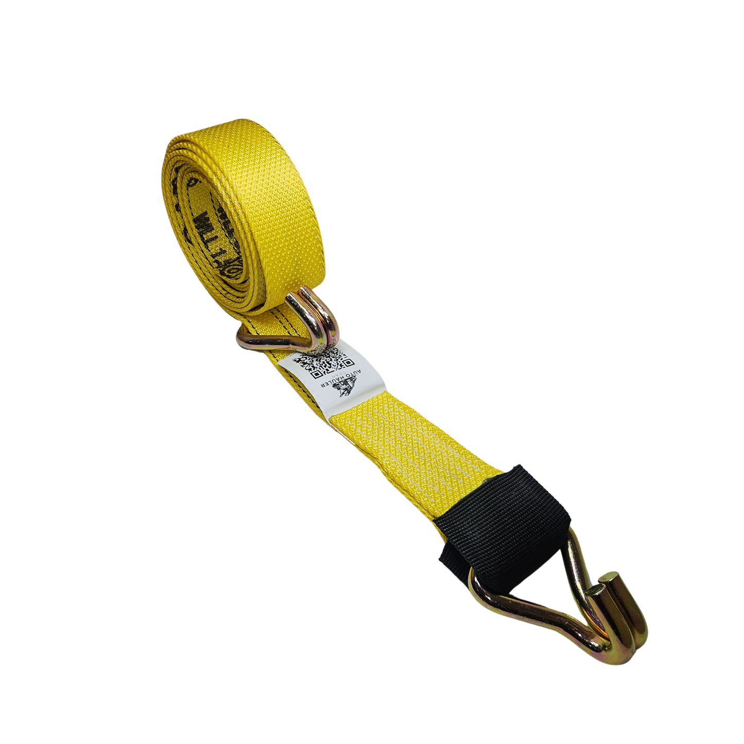 Diamond Weave HD Yellow 3,700lbs WLL - Double Wire J Hook - Clean