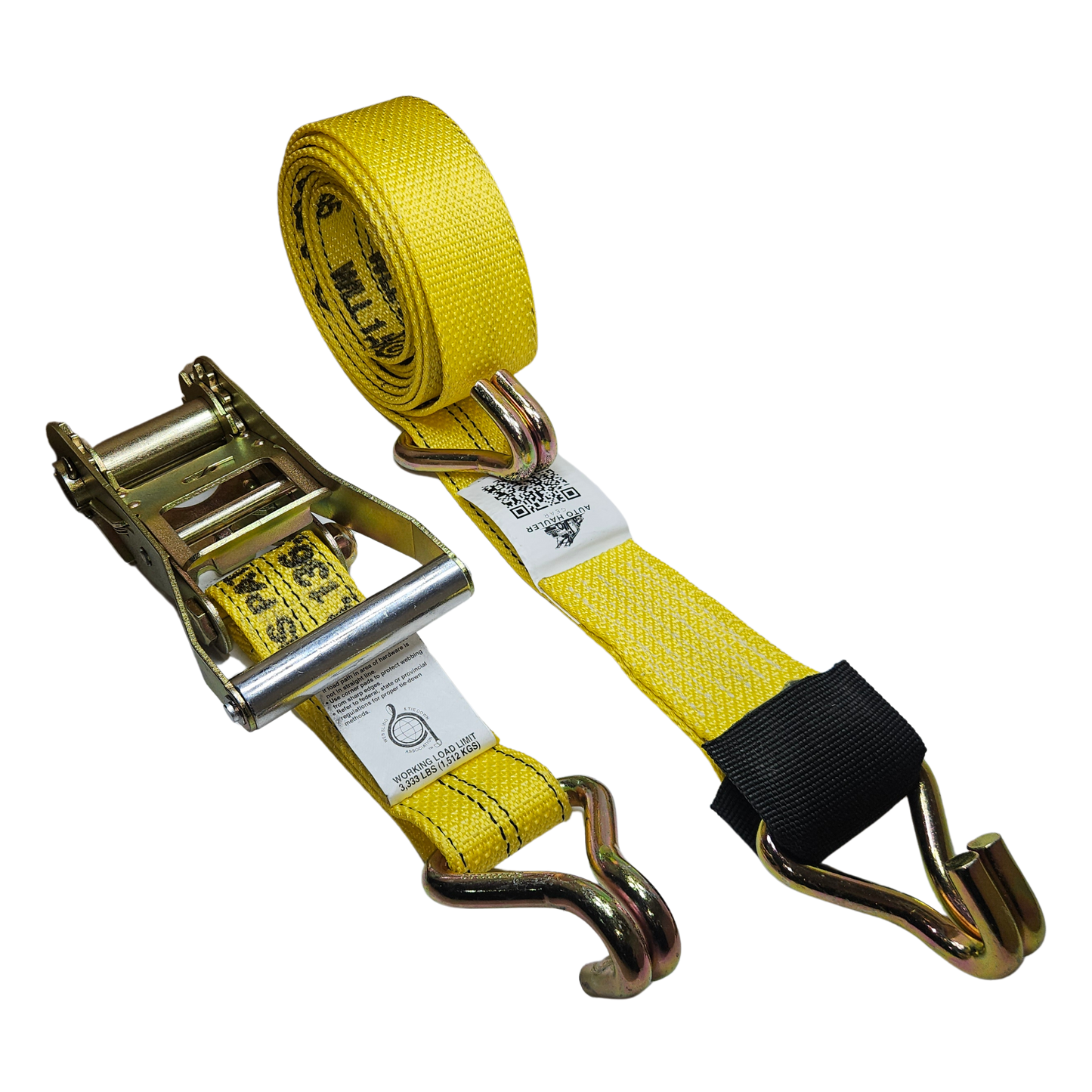 Diamond Weave - Double Wire J - Aluminum Ratchet Wheel Strap 12ft