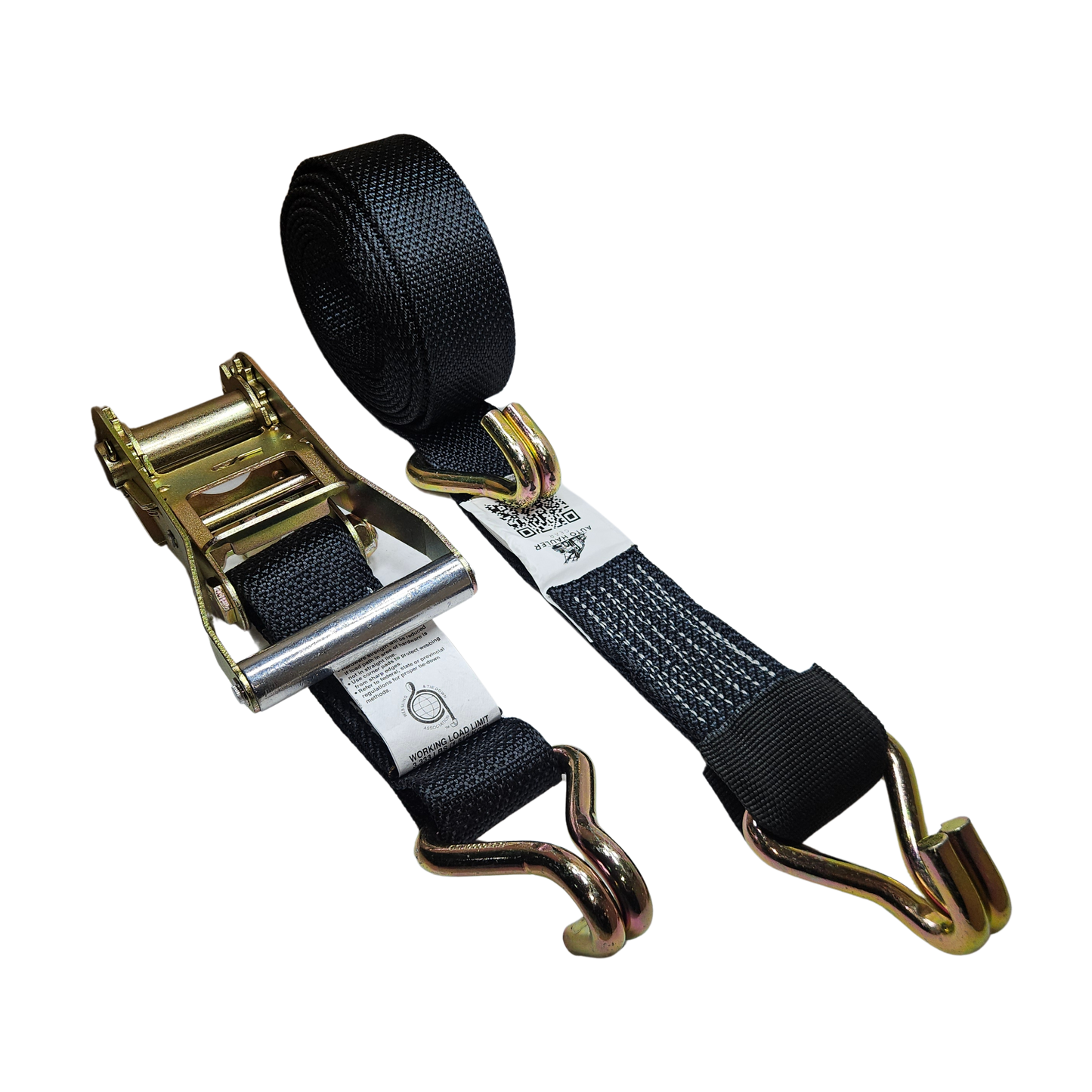 Diamond Weave - Double Wire J - Aluminum Ratchet Wheel Strap 12ft