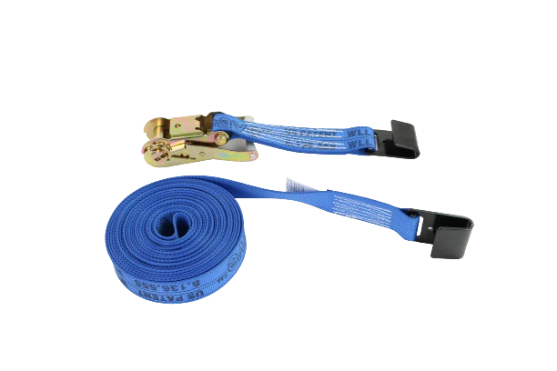 Diamond Weave 2" - Flat Hook - Ratchet Assembly