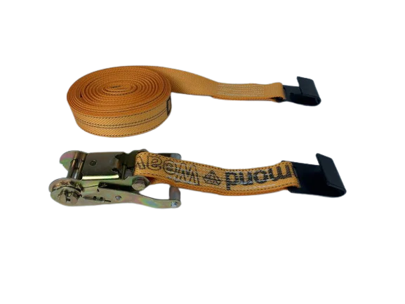 Diamond Weave 2" - Flat Hook - Ratchet Assembly
