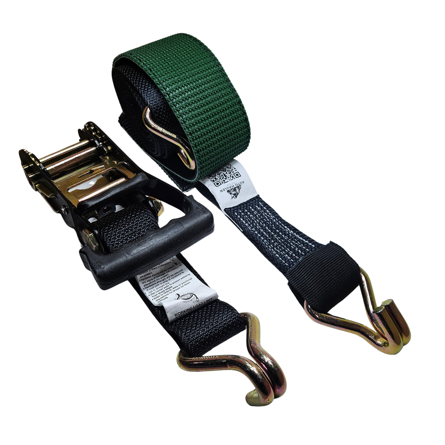 Wire J Moulded Ratchet Strap - Diamond Weave