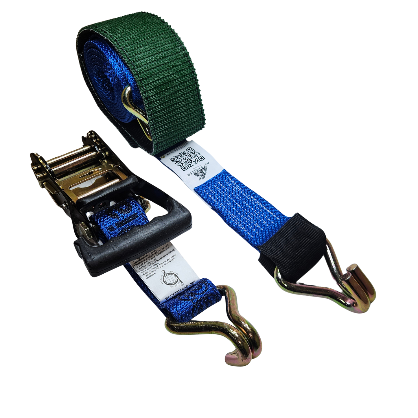 Wire J Moulded Ratchet Strap - Diamond Weave