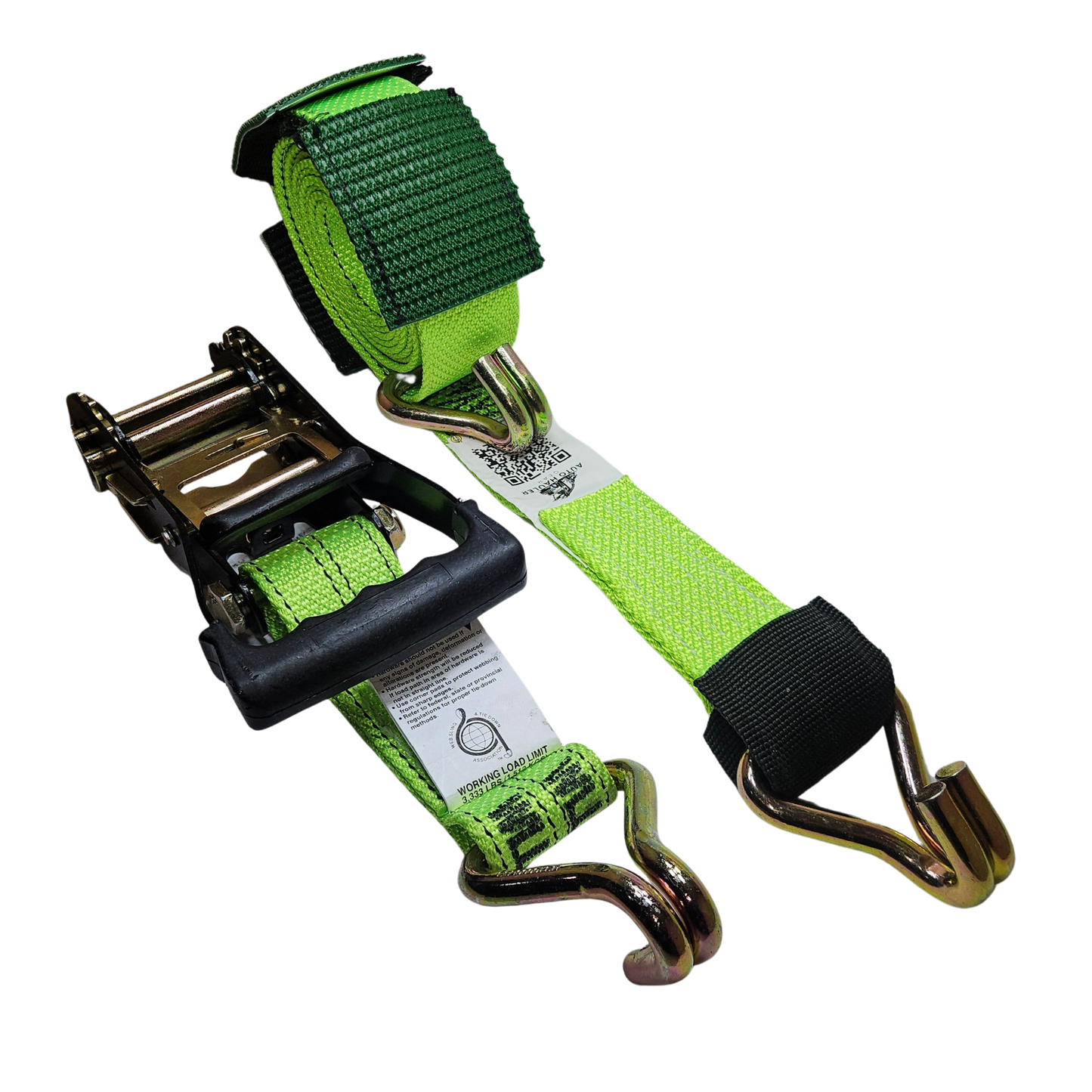 Wire J Moulded Ratchet Strap - Diamond Weave