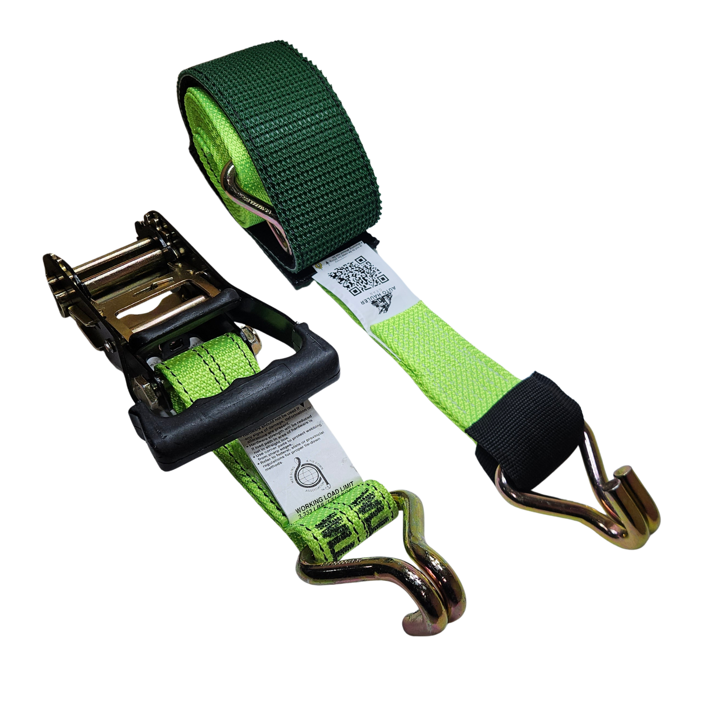 Wire J Moulded Ratchet Strap - Diamond Weave