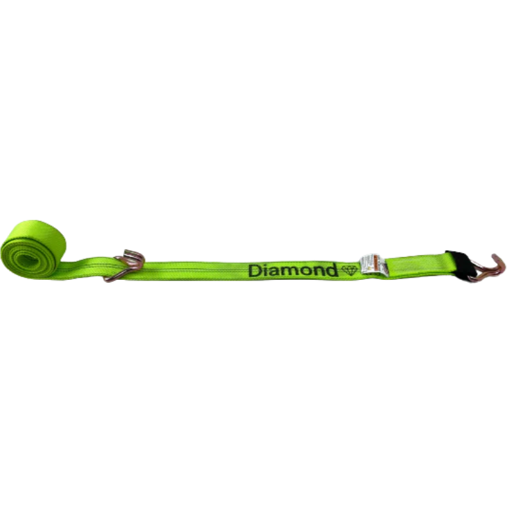 Double Wire J Hook - No Grip Sleeve - Diamond Weave 3,333lbs WLL