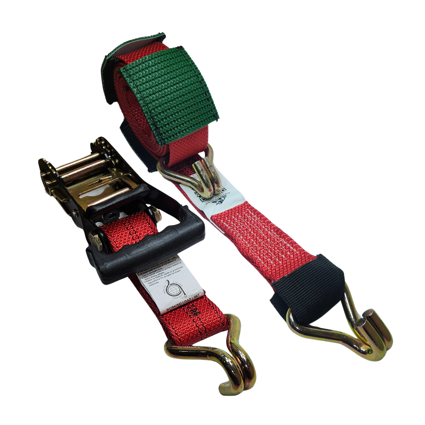 Wire J Moulded Ratchet Strap - Diamond Weave