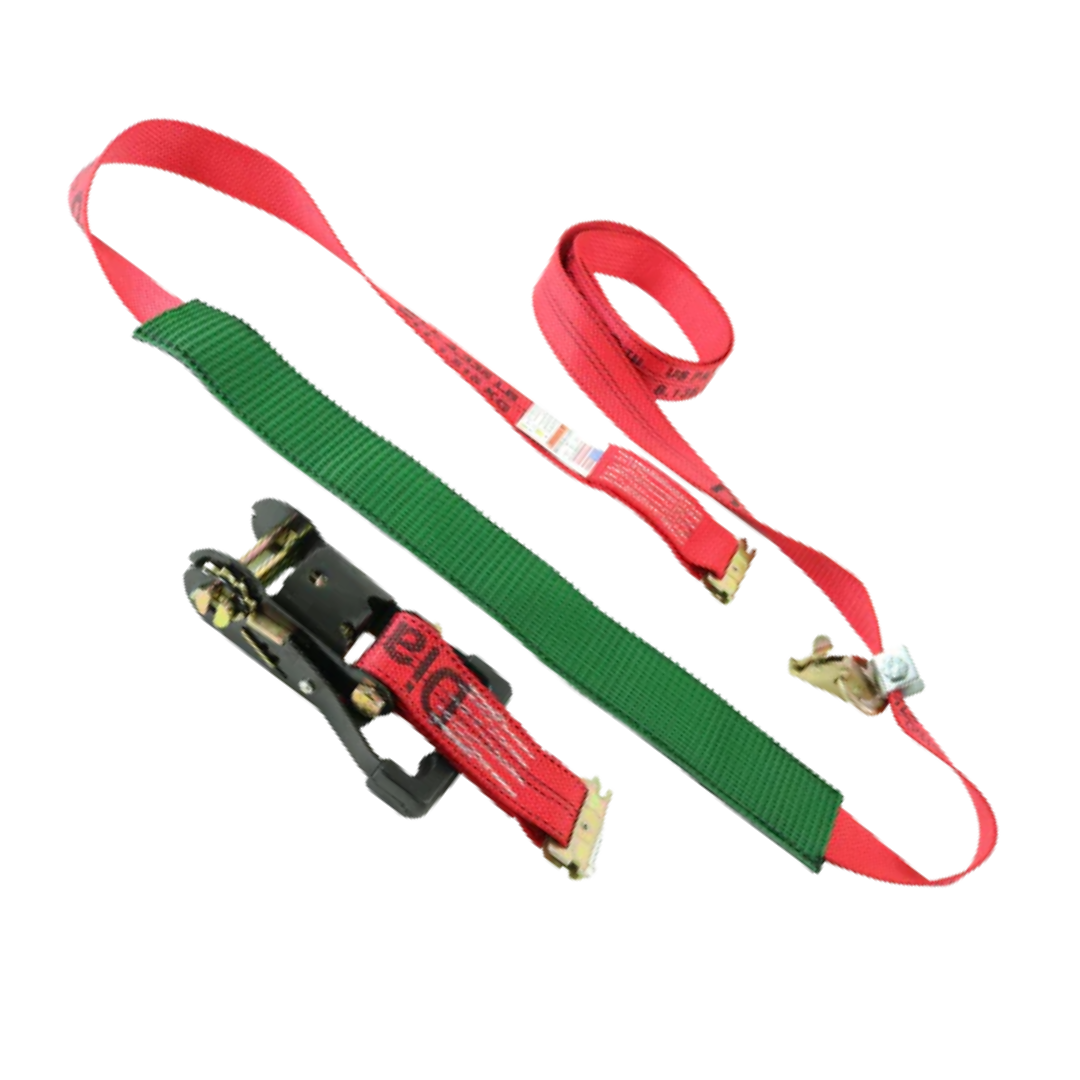 E Track Moulded Ratchet Strap - Diamond Weave