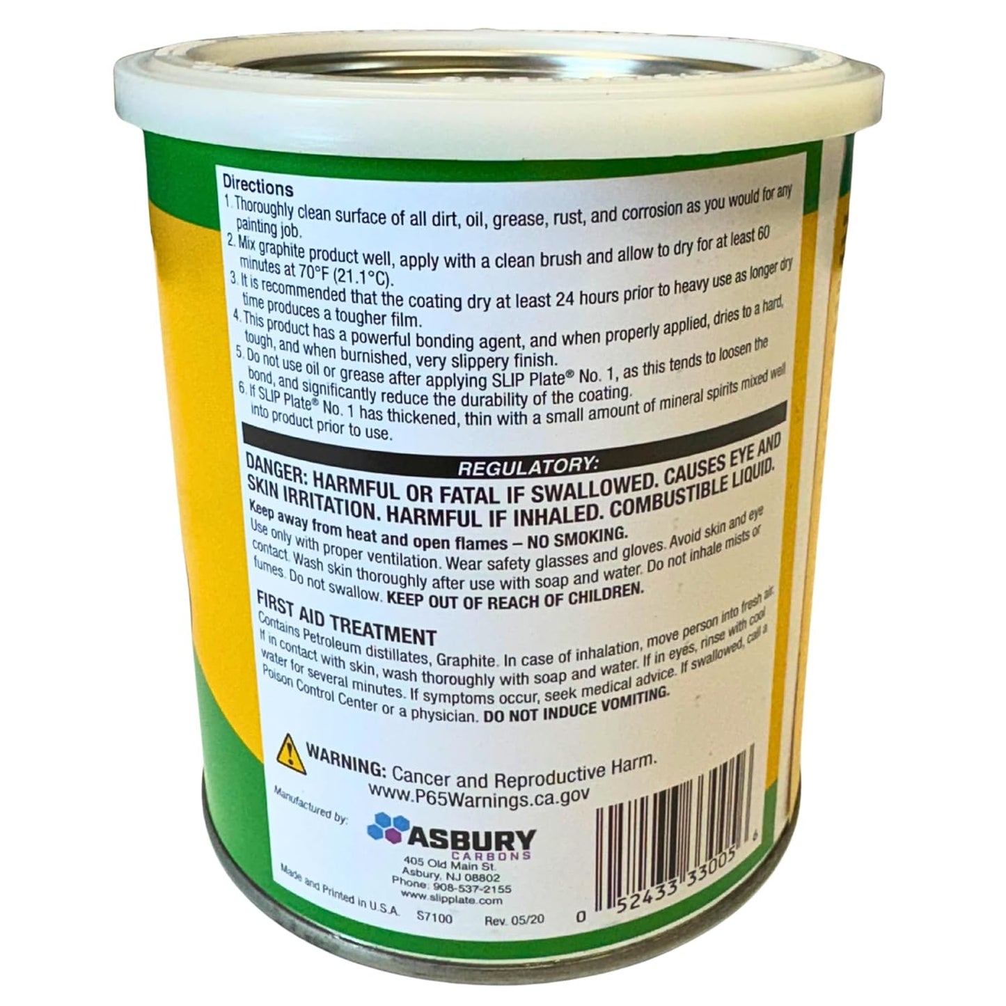 SLIP Plate® – Dry Graphite Lubricant