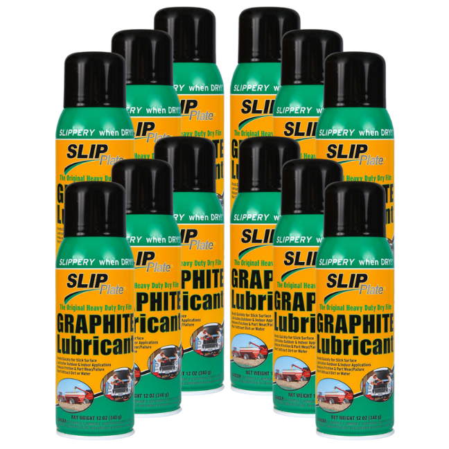 SLIP Plate® Aerosol – Dry Graphite Lubricant for Car Hauling