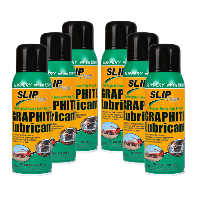 SLIP Plate® Aerosol – Dry Graphite Lubricant for Car Hauling