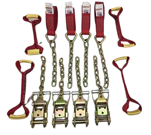 Diamond Weave - 8 Point 14' Strap Kit - 12" Chain Tail