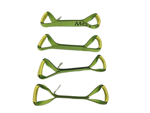 Tecnic - 8 Point 14' Heavy Duty Strap Kit - Rollback/Flatbed Tie Downs with 12" Chain Tail