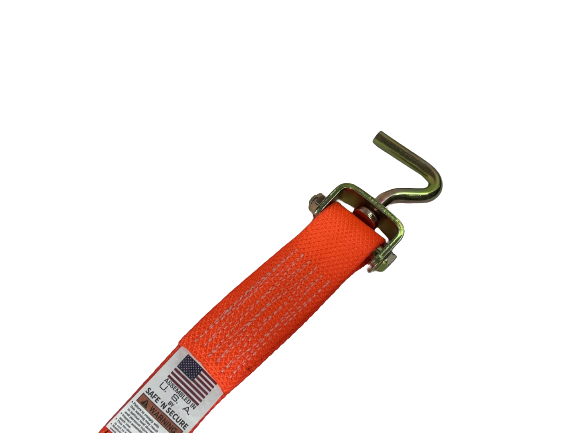 Diamond Weave 2,000 WLL - Miller Hook Swivel - Ratchet Wheel Strap 12ft