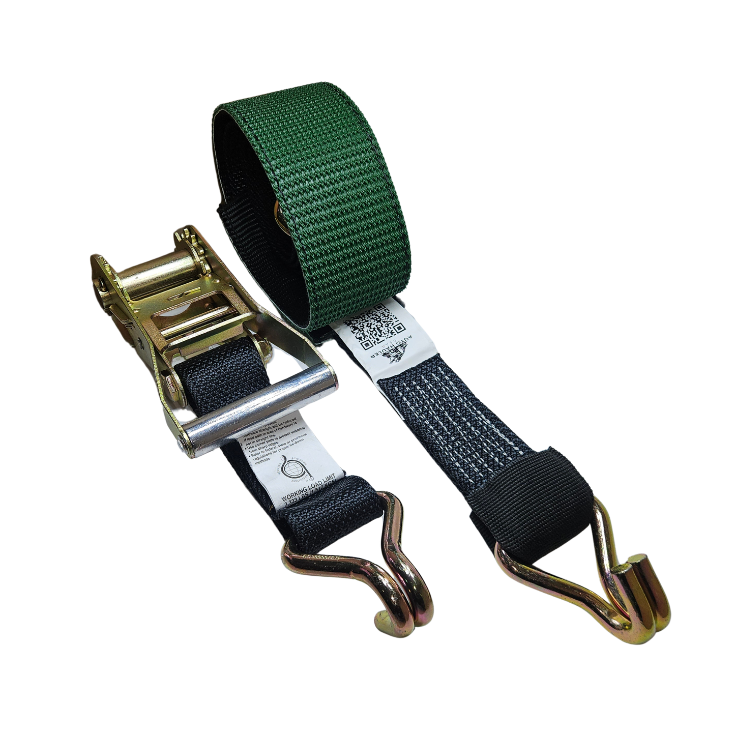 Diamond Weave - Double Wire J - Aluminum Ratchet Wheel Strap 12ft