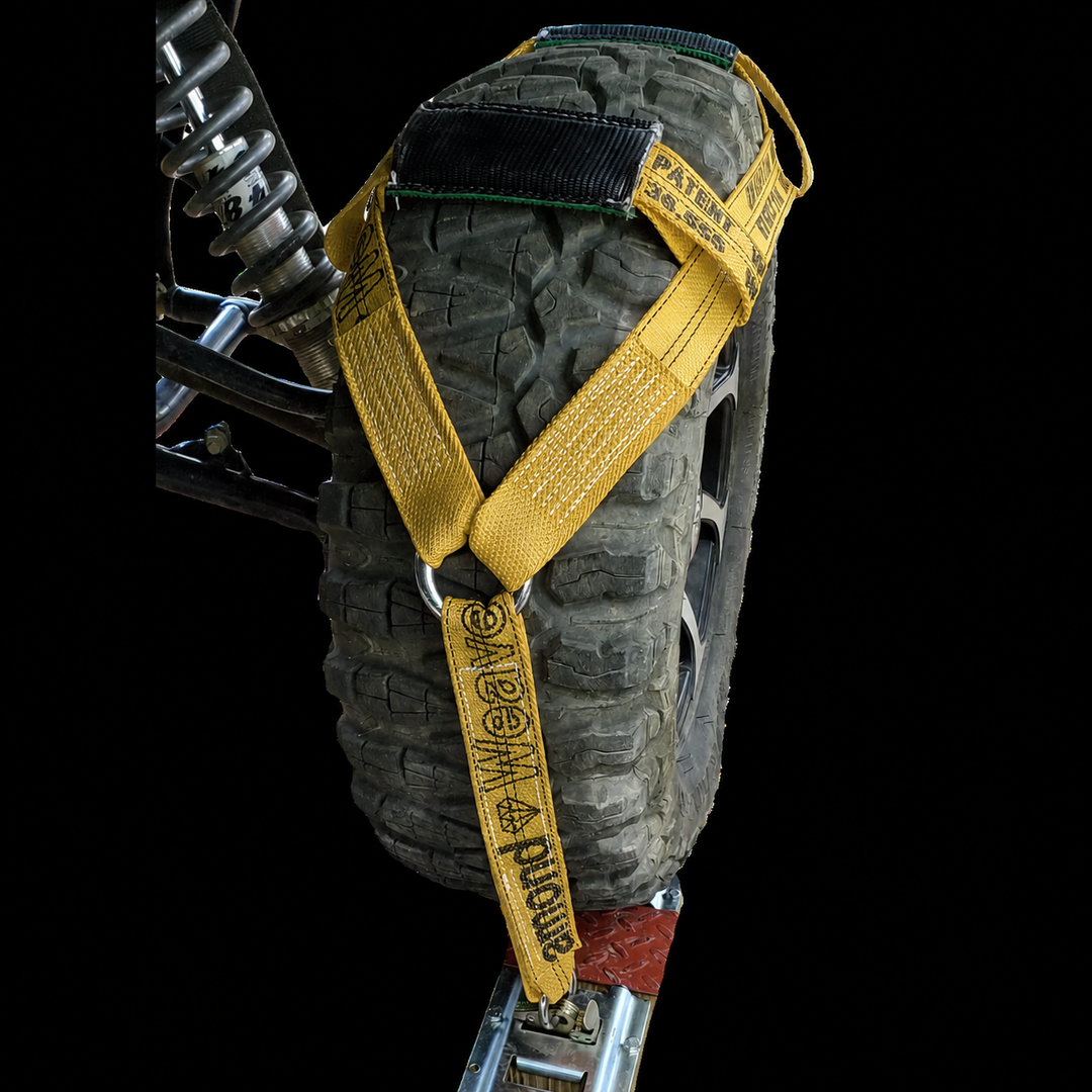 UTV Tire Bonnet Single - E Track Diamond Weave