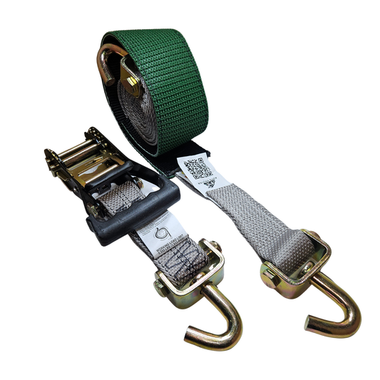 Diamond Weave - Classic Swivel J - Moulded Ratchet Wheel Strap 12ft