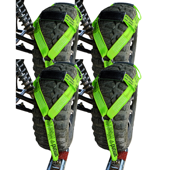 UTV Tire Bonnet 4 Pack - E Track Diamond Weave