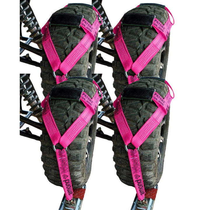 UTV Tire Bonnet 4 Pack - E Track Diamond Weave
