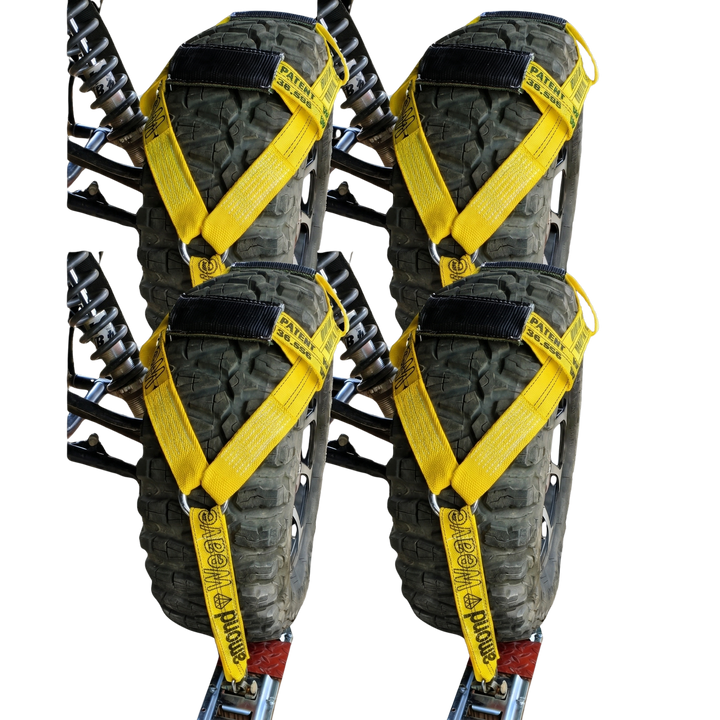 UTV Tire Bonnet 4 Pack - E Track Diamond Weave