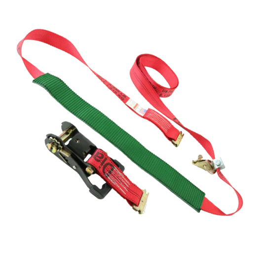 E Track Moulded Ratchet Strap - Diamond Weave