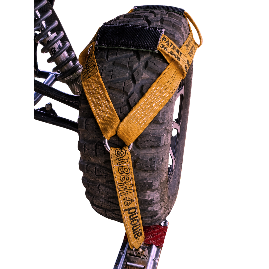 UTV Tire Bonnet Single - E Track Diamond Weave