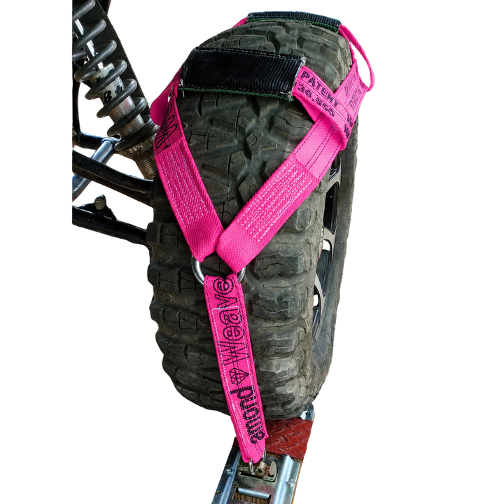 UTV Tire Bonnet Single - E Track Diamond Weave