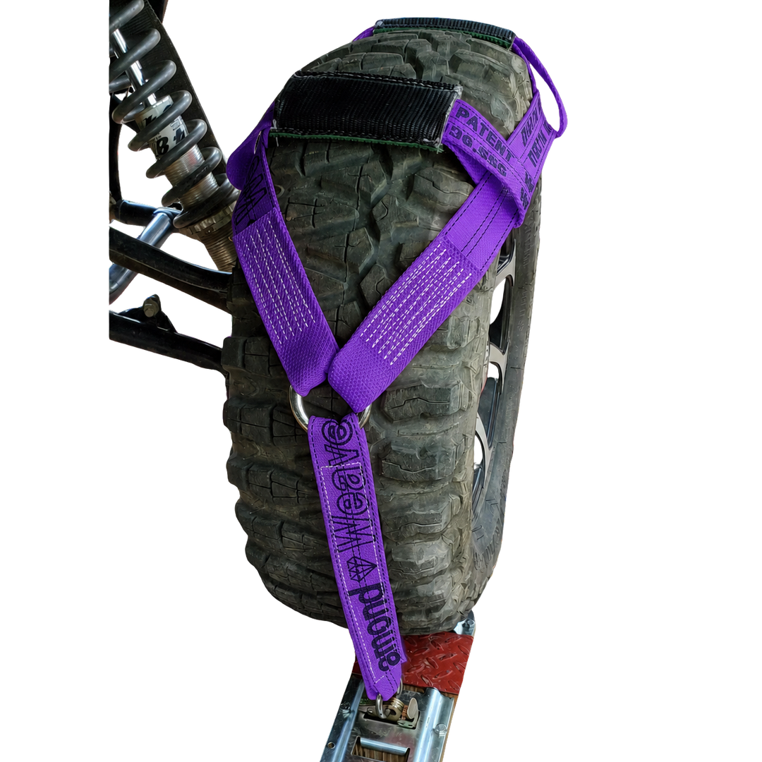 UTV Tire Bonnet Single - E Track Diamond Weave