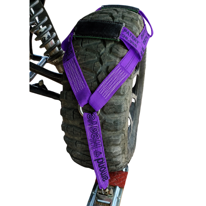 UTV Tire Bonnet Single - E Track Diamond Weave