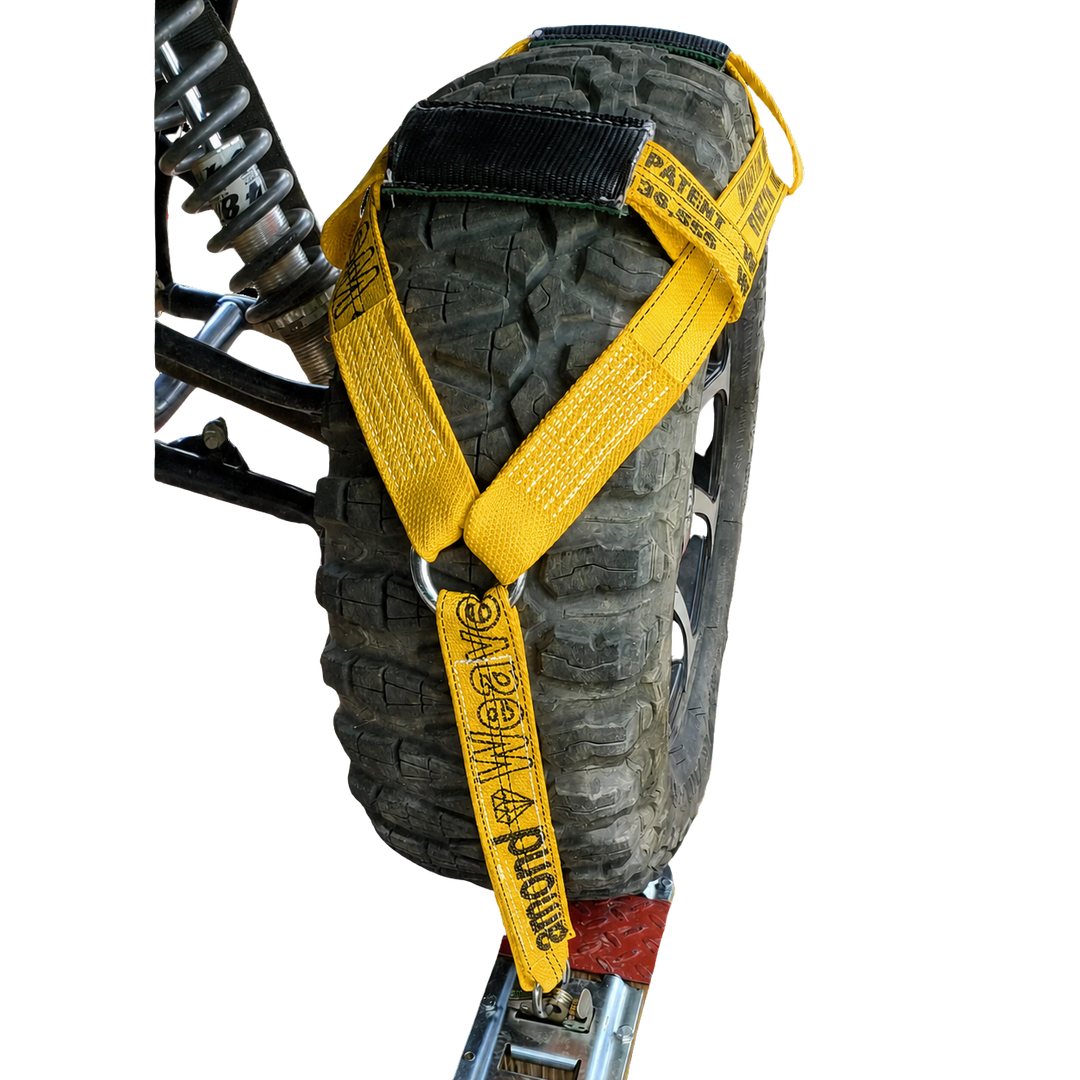 UTV Tire Bonnet Single - E Track Diamond Weave