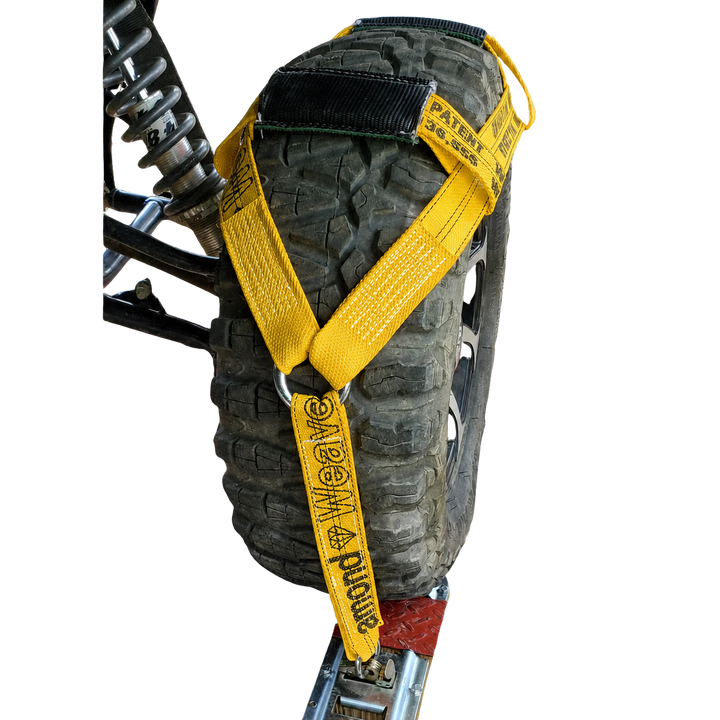 UTV Tire Bonnet Single - E Track Diamond Weave