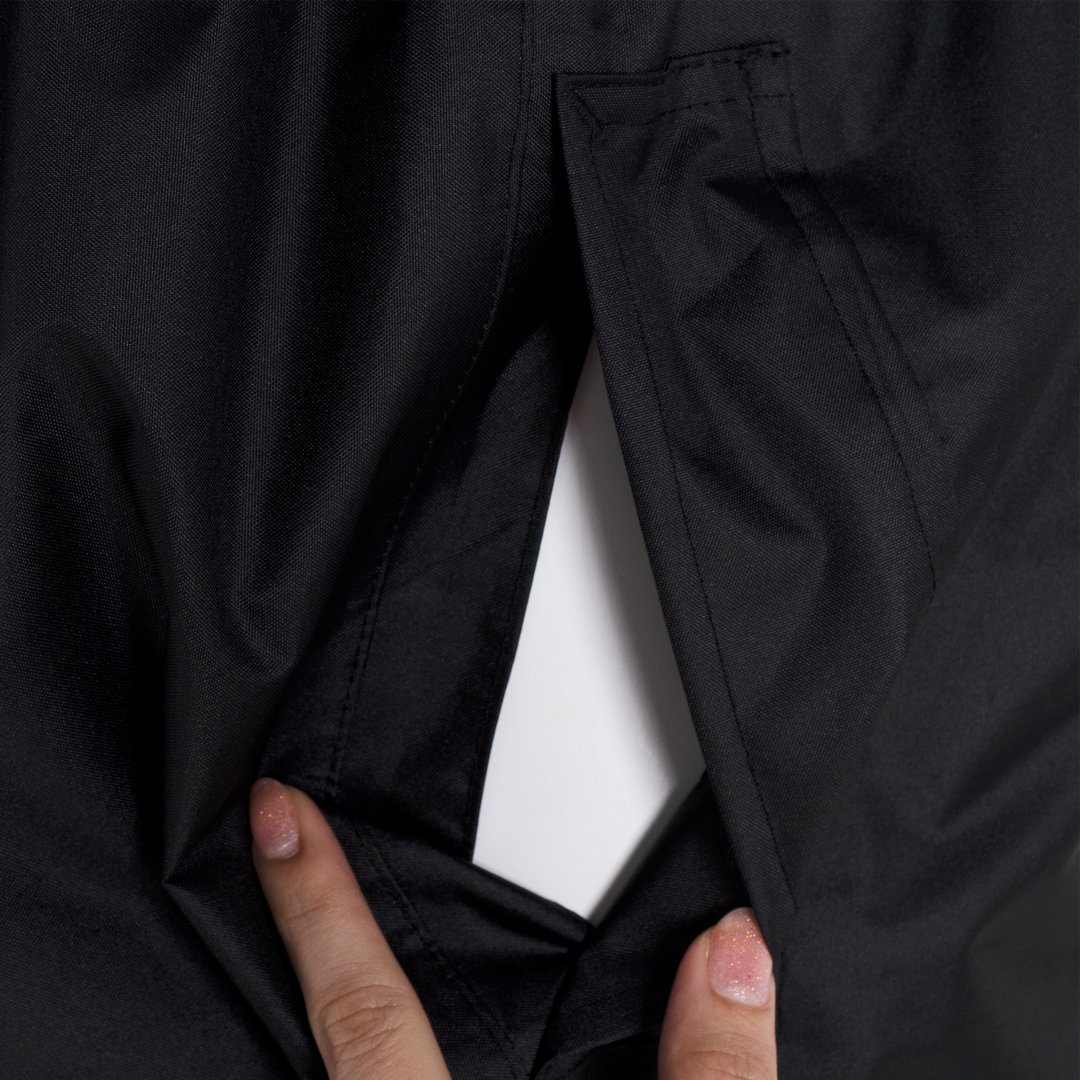 Hi-Vis Two Tone Orange/Black Rain Pants with Reflective Strips
