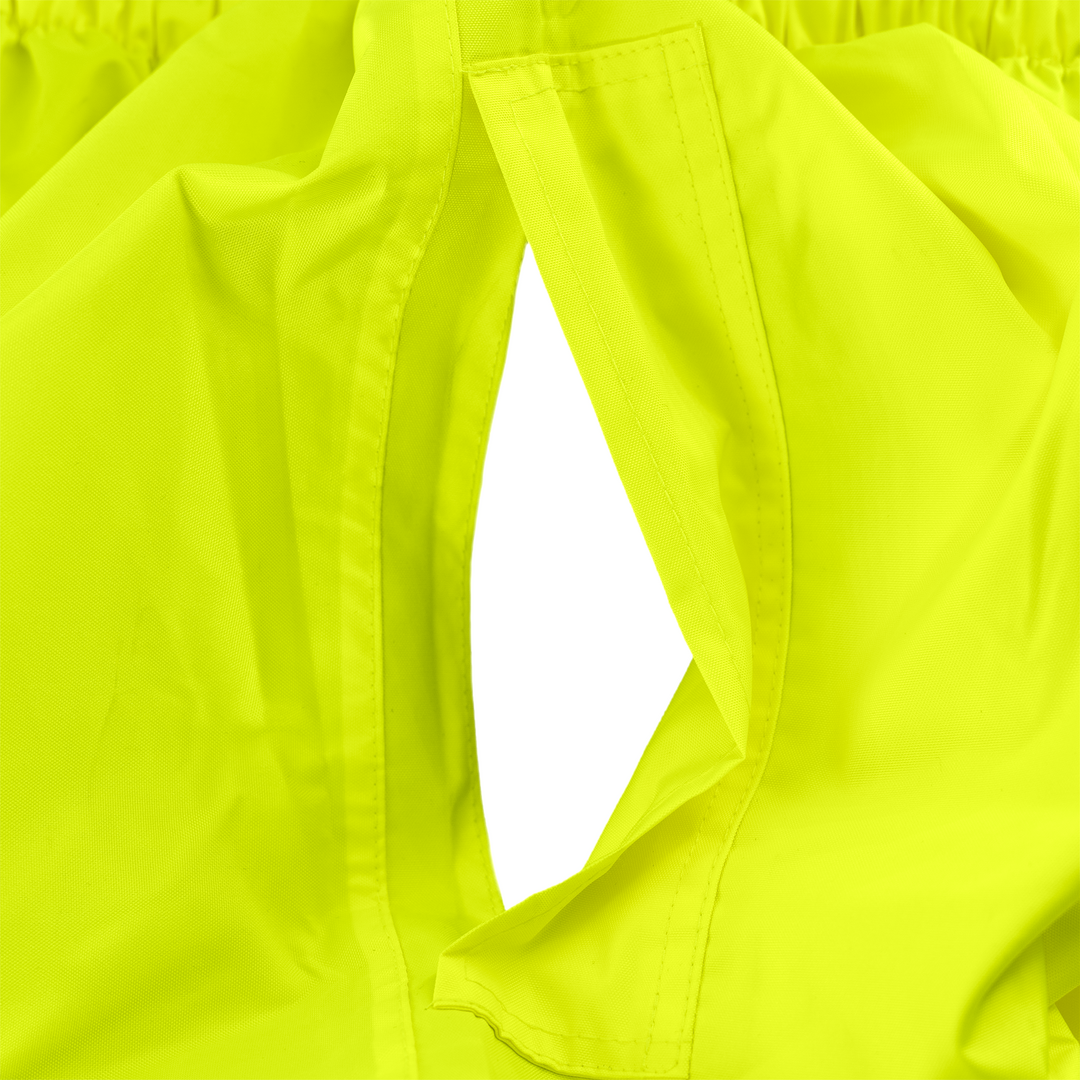 Hi-Vis Two Tone Orange/Black Rain Pants with Reflective Strips