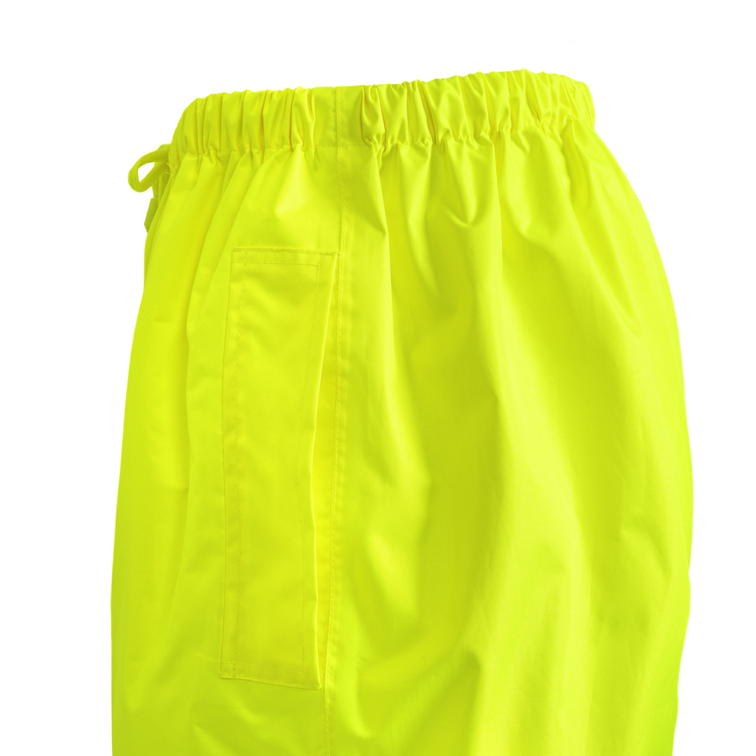 Hi-Vis Two Tone Orange/Black Rain Pants with Reflective Strips