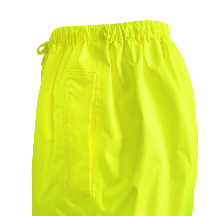 Hi-Vis Two Tone Orange/Black Rain Pants with Reflective Strips