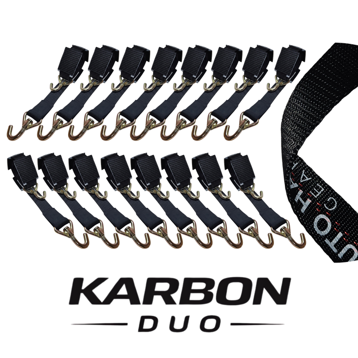 KARBON DUO 16pk 16.500 lb Límite de Carga de Rotura - Gancho de perfil bajo de alta resistencia