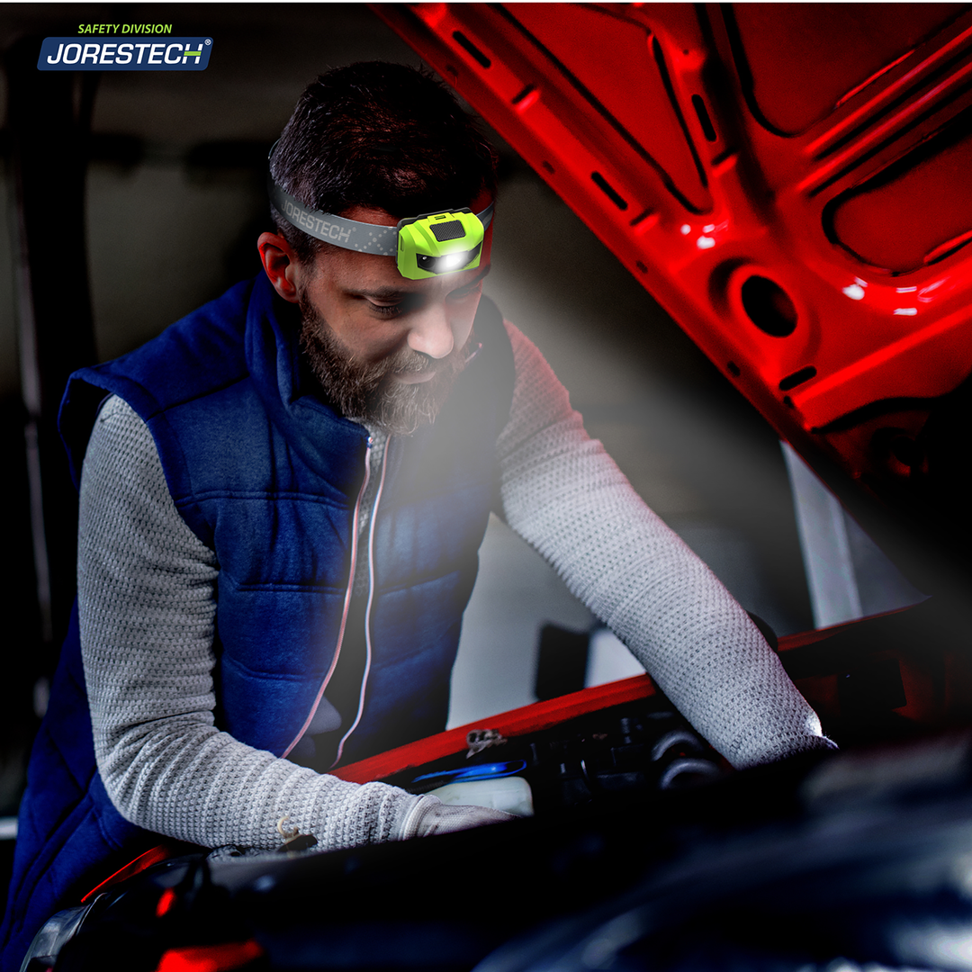 LED Water Resistant Headlamp Flashlight