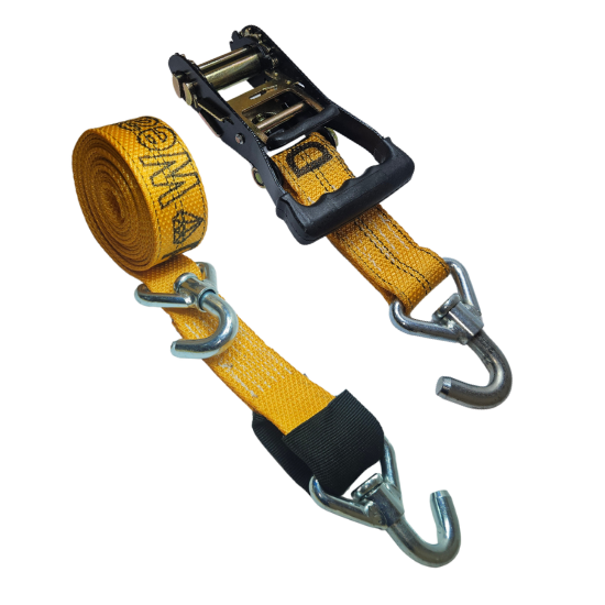 Low Pro Hook HD Ratchet Strap - Diamond Weave