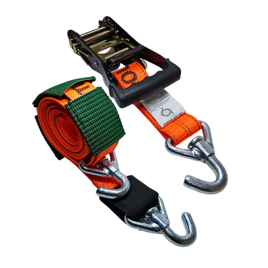 Low Pro Hook HD - Ratchet Wheel Strap 12ft -  Diamond Weave